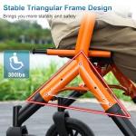 MAXWALK Foldable Rollator Walker for Seniors