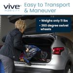 Vive Mobility Lightweight 3-Wheel Walker for Seniors