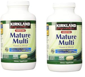 Kirkland 50+ Adult Multivitamins & Minerals, 400 Tablets