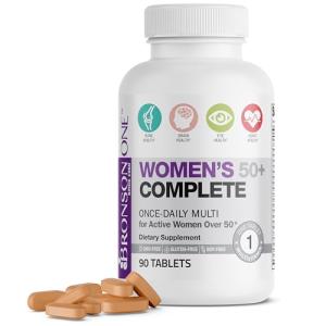 Bronson Women's 50+ Daily Multivitamin, 90 Tablets