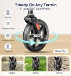 Bluelog 350lb Rollator Walker with Seat and Cup Holder