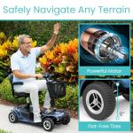 Vive 4 Wheel Electric Mobility Scooter for Seniors