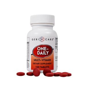 GeriCare One-Daily Senior Multi-Vitamin Tablets 100 Count