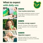 Gruns Super Greens Multivitamin Gummies for Seniors