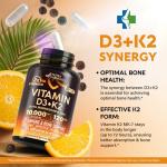 Vitamin D3 K2 for Immune and Bone Health