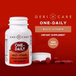 GeriCare One-Daily Senior Multi-Vitamin Tablets 100 Count