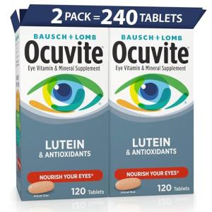 Ocuvite Eye Health Vitamins with Lutein, 120 Tablets
