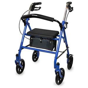 McKesson Rollator Walker with Seat and Wheels
