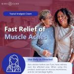 GeriCare Pain Relief Cream for Muscle and Joint Soreness