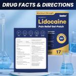 Sumifun Lidocaine Pain Relief Patches - Maximum Strength