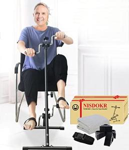 Adjustable Pedal Exerciser for Seniors' Total Body Fitness