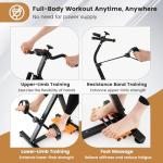 Pedal Exerciser Bike for Seniors with Monitor