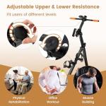 Pedal Exerciser Bike for Seniors with Monitor