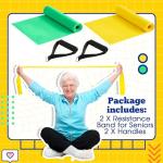 Resistance Bands with Handles for Seniors Exercise