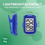 Simple 3D Pedometer Step Counter for Seniors