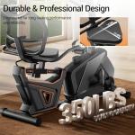 Quiet Recumbent Exercise Bike for Seniors