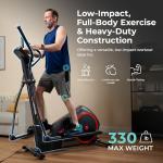 Sunny Health & Fitness Heavy-Duty Elliptical for Seniors