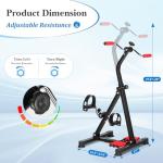 Adjustable Pedal Exerciser Bike for Seniors' Fitness
