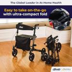 Lightweight Compact Folding Rollator for Seniors