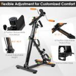 Goplus Senior Pedal Exerciser with Adjustable Resistance