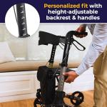 Lightweight Compact Folding Rollator for Seniors