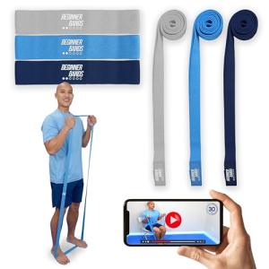 Beginner Exercise Bands Set of 6 for Seniors