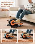 Portable Electric Under Desk Leg Exerciser for Seniors