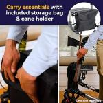 Lightweight Compact Folding Rollator for Seniors