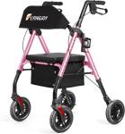 FlyingJoy Foldable Walker for Seniors with Seat