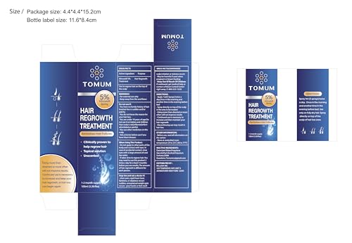 5% Minoxidil Hair Growth Spray for Men and Women