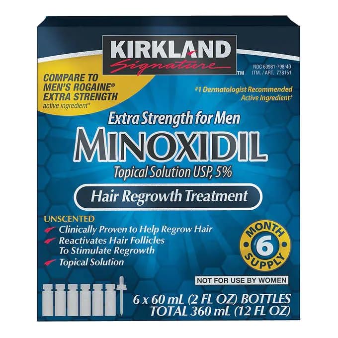 Extra Strength Minoxidil Hair Regrowth Treatment for Men