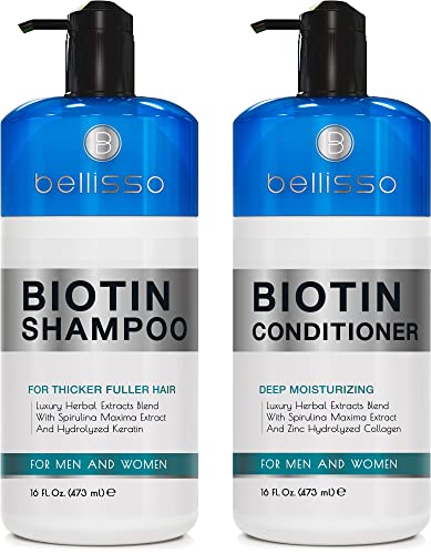 Hair Loss Treatment Set: Biotin Shampoo & Conditioner