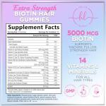 Angel Bear Hair Growth Gummies with Biotin & Vitamins