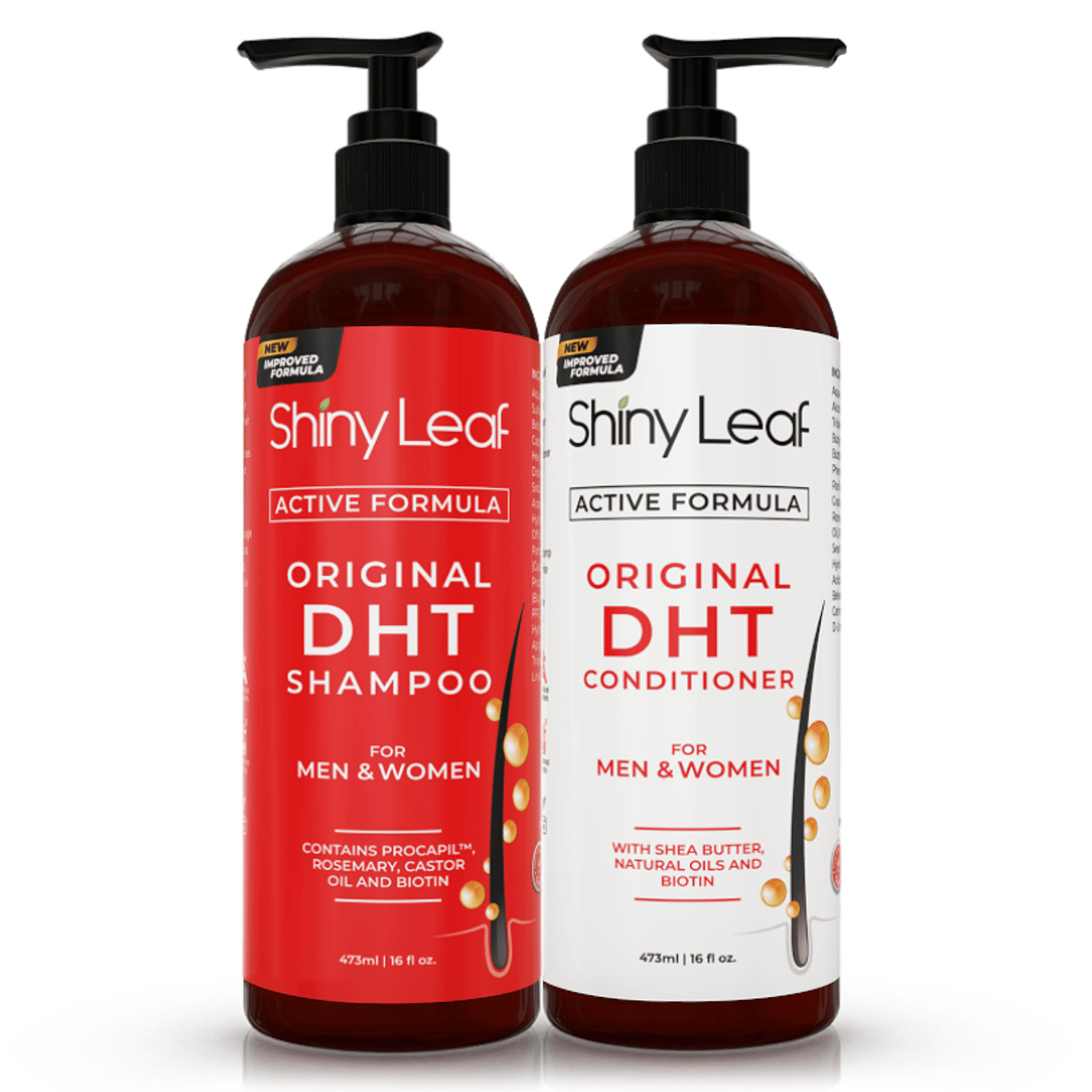 DHT Blocker Shampoo & Conditioner Set with Biotin