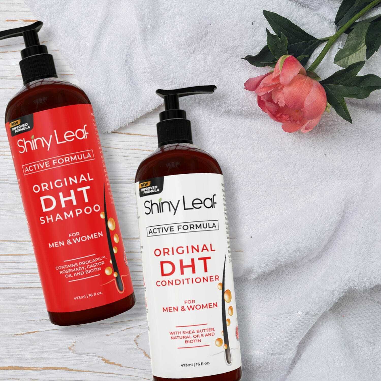DHT Blocker Shampoo & Conditioner Set with Biotin