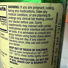 Spring Valley Biotin 5,000 mcg Softgels, 120 Count