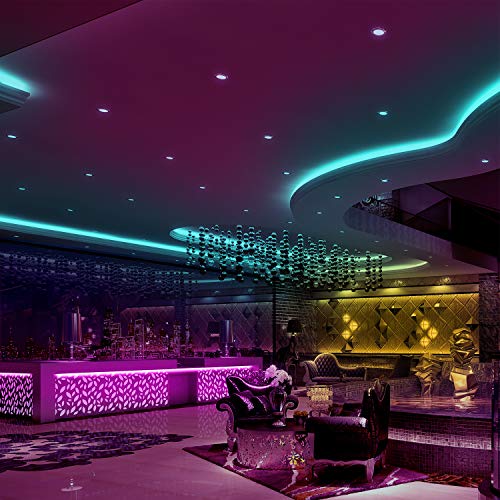 32.8ft Color-Changing LED Strip Lights with Remote