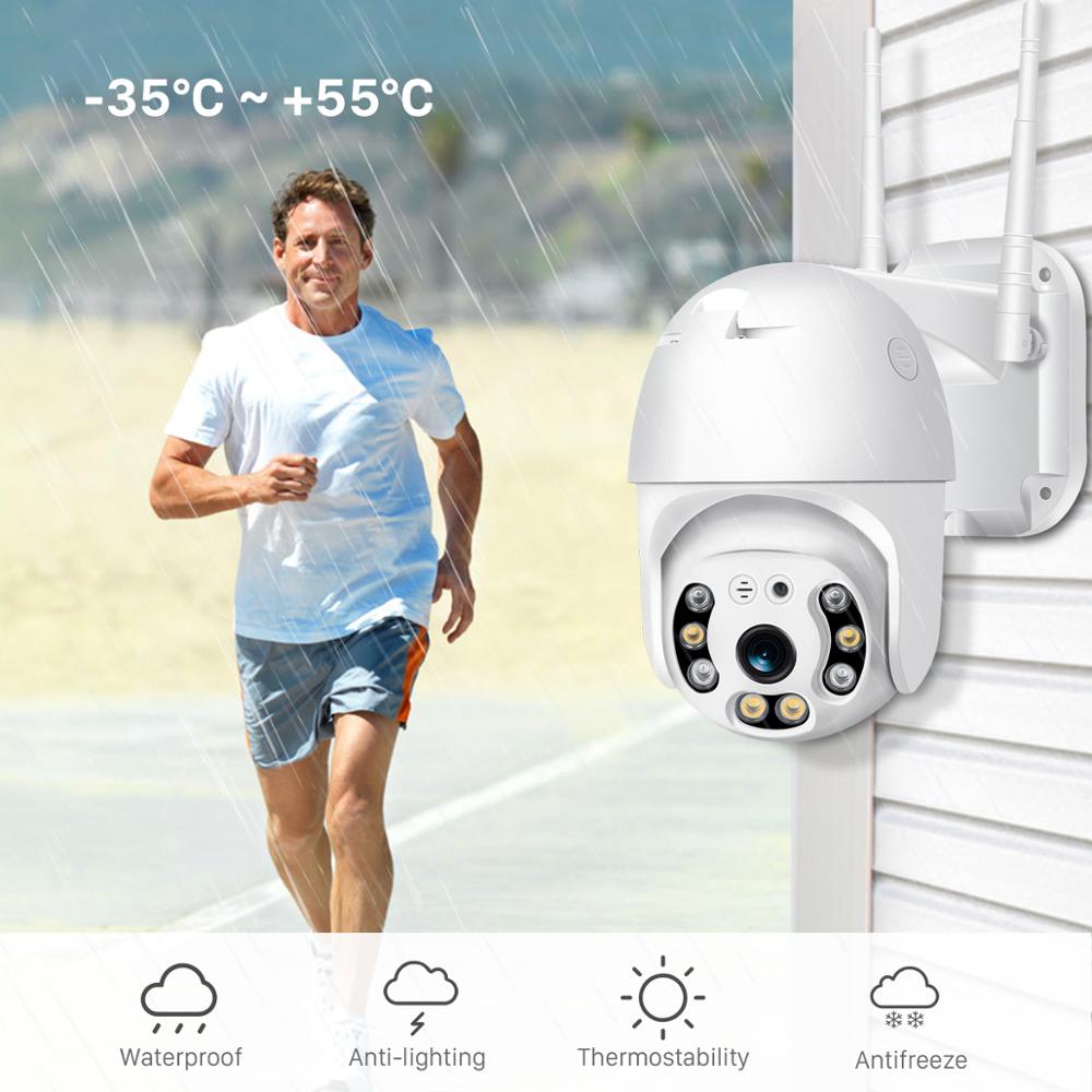 Wireless Outdoor Security Camera with PTZ