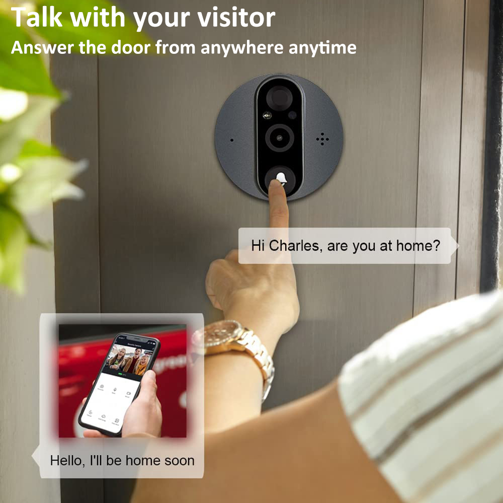 Smart WiFi Doorbell Camera with Audio & Alexa