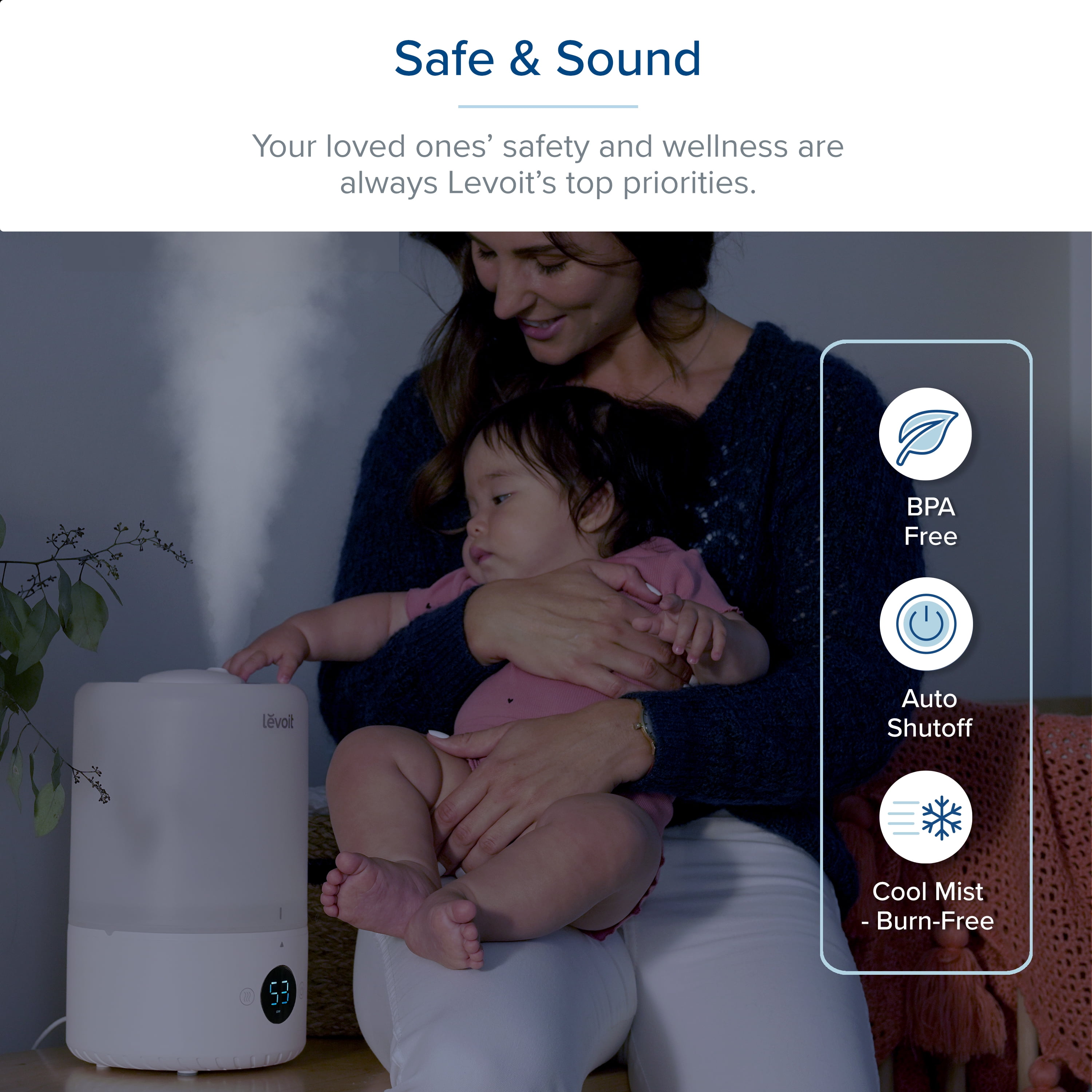 LEVOIT Smart Humidifier for Baby's Room