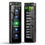 TIMMKOO 136GB AI Voice Recorder with Playback