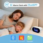 Smart AI Clock with ChatGPT Voice Assistant