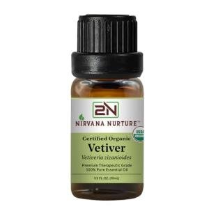 Organic Vetiver Essential Oil - Pure Calm & Relaxation