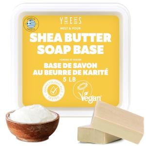 Organic Shea Butter Soap Base – 5Lb Melt & Pour