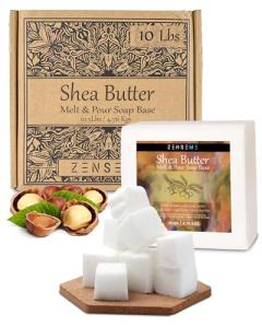 Shea Butter Soap Base - 10 LBS, Vegan Melt & Pour