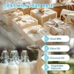 Goat Milk Soap Base for DIY Soap Making