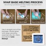 5.5 LBS Goats Milk Soap Base - Easy Melt Pour