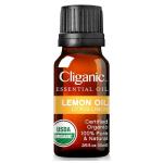 Cliganic Organic Lemon Essential Oil, 100% Pure