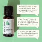 Organic Peppermint Essential Oil for Aromatherapy 30 mL