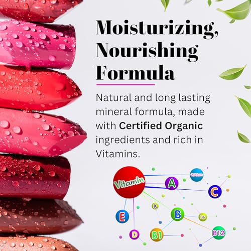 Organic Cherry Plum Lipstick - Cruelty Free